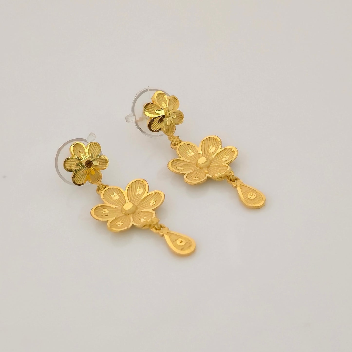 1 Gram Gold (Forming) Gold Tone Floral Cutwork Choker Necklace Set | Traditional Designer Necklace with Earrings for Women